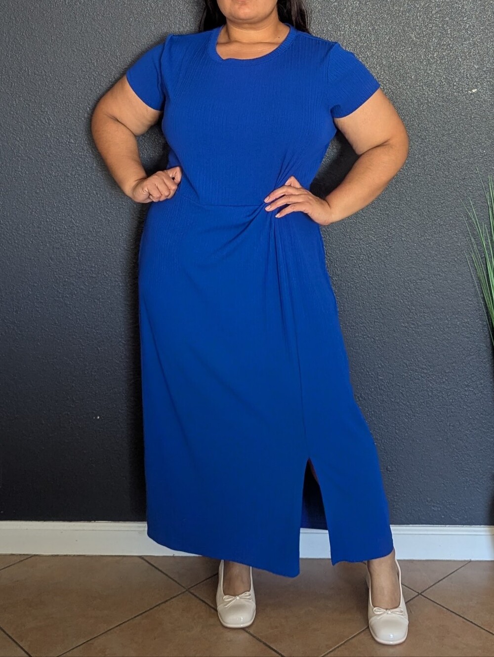 Liz Claiborne Blue Maxi Dress